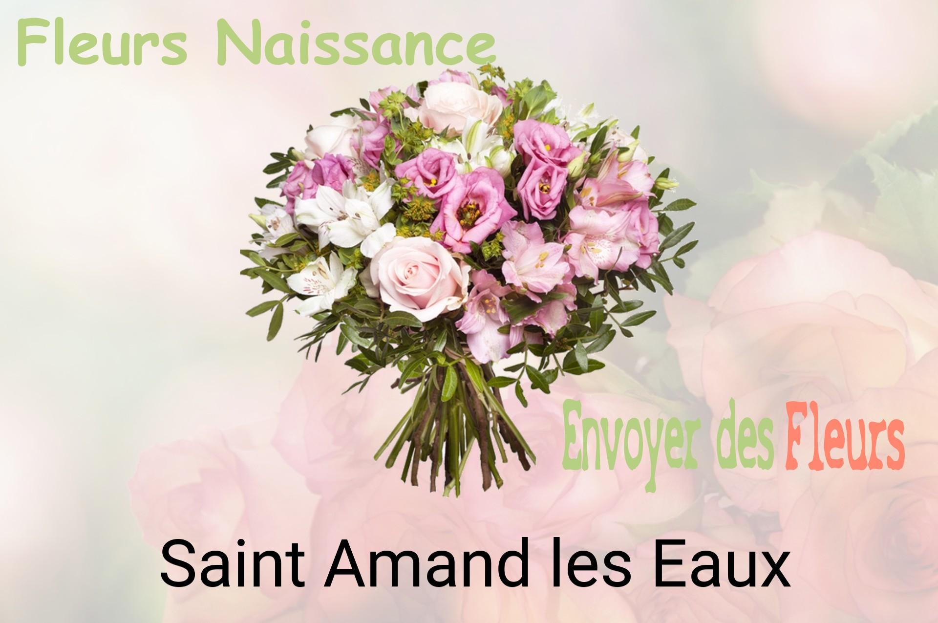 Bouquet de fleurs de naissance livré à Saint-Amand-les-Eaux